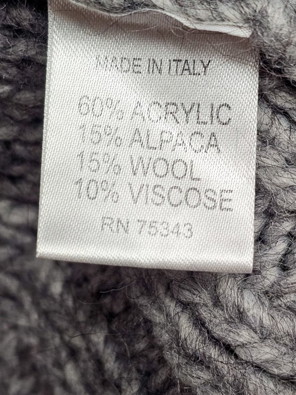 Elsamanda Made in Italy Alpaca Wool Chunky Knit Duster longline Cardigan Size M - Picture 8 of 12